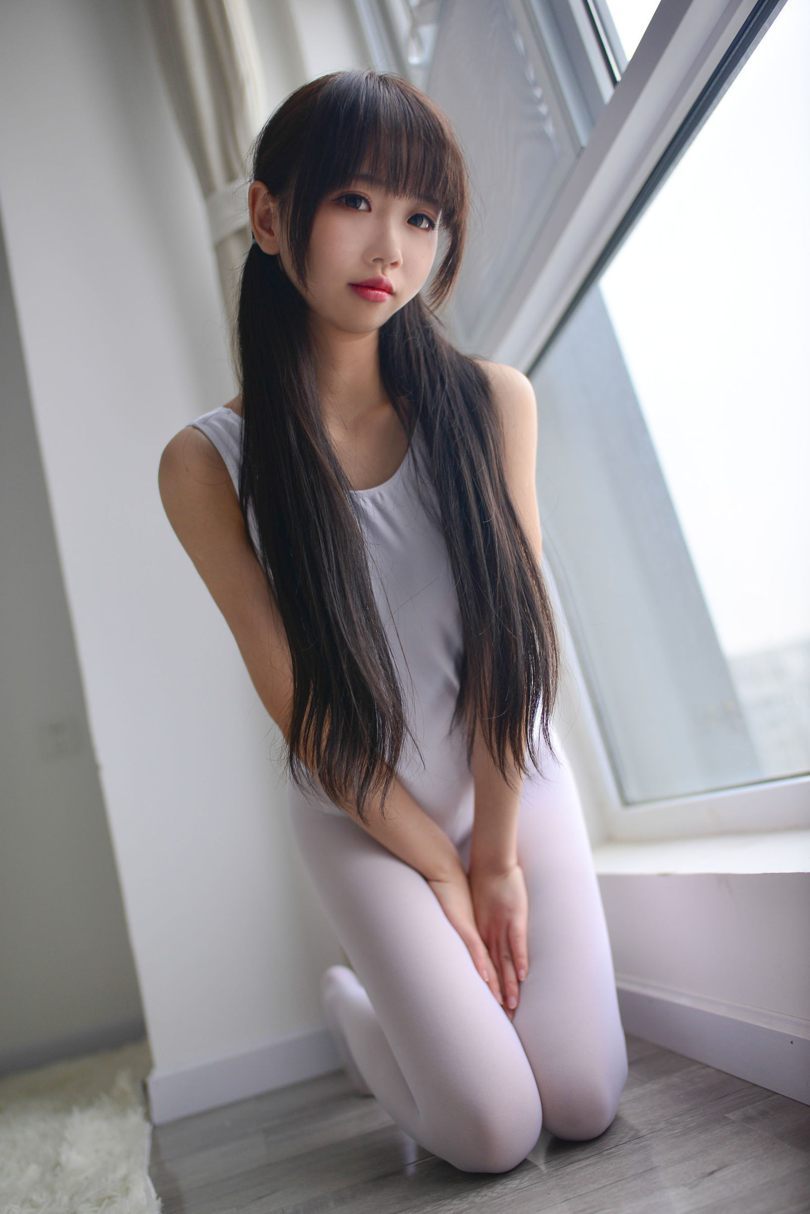 [萝莉COS]雪琪双马尾体操服插图2